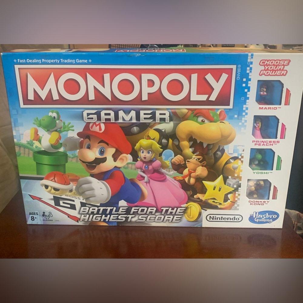 Mario Monopoly Gamer Board Game